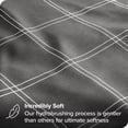 thumbnail image 2 of Bare Home Ultra-Soft Sheet Set - Premium 1800 Collection - Deep Pockets - 4-Pieces - Queen, Modern Plaid - Gray/White, 2 of 8