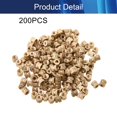 thumbnail image 4 of Wekity M3x5mm Female Thread Knurled Nuts,200PCS Hx5mm OD Brass Threaded Insert Embedment Nuts Hydraulic Welded Joint Injection Molding Assortment Kit for 3D Printing Injection Molding-0621, 4 of 5