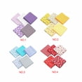 thumbnail image 4 of Unatoiry 5PCS Cotton Fabric Sewing Material Value Bundle Scraps Offcuts Quilting 50*50cm blue 1Set, 4 of 6
