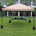 thumbnail image 3 of Weight Sand Bag Gazebo For Outdoor Black Multi-Functional Oxford Cloth 4Pack  Sandbag, 3 of 12