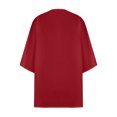 thumbnail image 4 of TIMIFIS Womens Floral Chiffon Kimono Cardigans Loose Beach Cover Up Half Sleeve Tops-Red-XXXXXLFall s, 4 of 7
