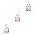 thumbnail image 4 of kurtrusly Functional And Beautiful Bags To Organize Life Classic And Timeless Shoulder Bag white 3Set, 4 of 6