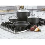 CUISINART 66-7 Chef classique antiadhésif anodisé dur 7-Piece Ensemble de produits de cuisine, noir