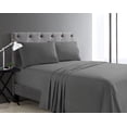 thumbnail image 1 of Swift Home Basic 4-Piece Queen Size Sheet Set, Ultra Soft, Deep Pocket, Easy Care Bedding Set, Gray, 1 of 7