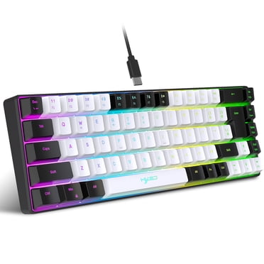 HXSJ V200 Filaire K68 RGB Streamer Mini Clavier de Jeu Clavier à Membrane 19 Touches Sans Conflit Mais Super