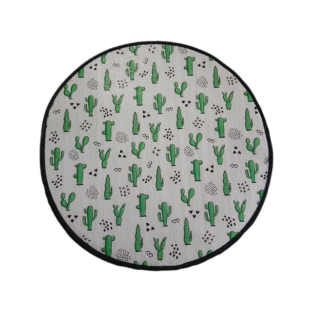 Car Steering Wheel Sunshade Cover For Uv Protection Green Plastic 18.11 X 18.11 X 0.20 Inches Hanging Heat Shield For Vehicle Interior