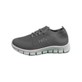 thumbnail image 1 of UKAP Espadrilles pour Femmes à Bout Rond Espadrilles Couleur Unie Ballerines pour Femmes Confortables Gris Foncé 9, 1 of 2