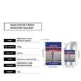 thumbnail image 3 of Polyurethane Waterproof Sealant High-Elasticity Crack Filler for Concrete & Roofs Quick-Drying Indoor/Outdoor Solution UV & Weather Resistant Long-Lasting Adhesion, 3 of 9