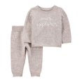 thumbnail image 1 of Carter's Child of Mine IB 2PC Sweater Set - Grey Explorer, 1 of 3