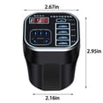 thumbnail image 3 of Chmadoxn Intelligent Digital Display Car Mounted Cup Type Inverter Converter 12v24v Power Supply To Power Car 220v Multifunctional Socket Car Inverter Smart socket, 3 of 8