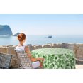 thumbnail image 2 of Vargottam Indoor/OutdoorRoundTablecloth 58 InchRoundTablecloth Imperméable à l'eau PatioTableTable, Spring/SummerTableCovers Pour Backyard CircularTable/Bbqs/Picnic -Green & White, 2 of 8