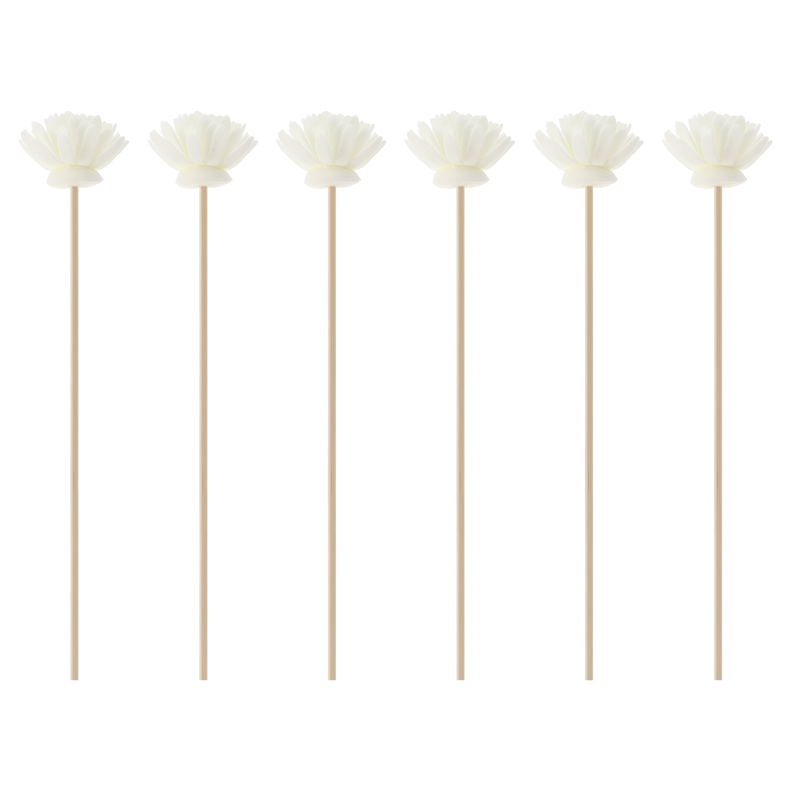 24 Pcs Bâtons Diffuseurs de Fleurs Arôme Bâtons en Bois Fleurs Arôme