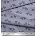 thumbnail image 3 of Soimoi Velvet Fabric Bull Dog Decor Fabric Printed Yard 58 Inch Wide, 3 of 3