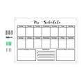 thumbnail image 1 of WHEANG Home Decor Wall Acrylic Weekly Planner Board Clear Dry Erases Calendar Planner Reusable Weekly Daily To Do List Board L Multi-Color, 1 of 8