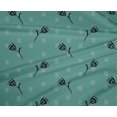 thumbnail image 4 of oneOone Polyester Lycra Fabric Line & Floral Block Print Fabric By The Yard 56 Inch Wide, 4 of 4