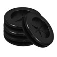 thumbnail image 1 of Illet de Bureau Flexible pour Protection de Câble avec Design Double Face Caoutchouc Noir 4 Pcs Étanche et Résistant au Feu, 1 of 9