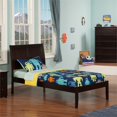 thumbnail image 1 of Lit Plateforme Simple en Bois Massif Portland, Couleur Espresso, 1 of 5