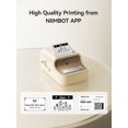 thumbnail image 4 of NIIMBOT B21 Label Maker, Thermal Label Printer, Portable Inkless Label Makers for Home/Office/Business, with 1 Pack 50x30mm White Label, Compatible with iOS & Android, (White), 4 of 8