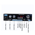 thumbnail image 4 of Car Bluetooth Stereo Amplifier Hifi Digital Audio Home Karaoke Power Amp FM USB Car Auto Amplifier With Remote Control 90W+90W ,Bluetooth 5.0, 4 of 7