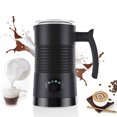 thumbnail image 1 of 110V US Plug 4-in-1 Electric Milk Frother Maker with 400W Power, 304 Stainless Steel Jug, 350ml Hot Milk Capacity, IPX2 Waterproof, 4 Modes (Thick/Warm/Light Foam, Heating Milk), <49dB Low Noise,, 1 of 6