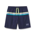 thumbnail image 1 of Speedo Boy's UV Protection Colour Block Redondo Volley 15" Swim Short - Peacoat, Size 2XS, 1 of 2