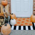 thumbnail image 1 of TIMIFIS Pumpkin Floor Mats Halloween Pumpkin Floor Mats Entrance Mats Door-Proof Mats Bathroom Avoid Slip Mats Size 15.3X23.6 Inches Bathroom Accessories, 1 of 7