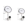 thumbnail image 5 of Personal Makeup Mirror Vanity Mirror With Lights Desktop Vanity Mirror Stainless Steel Rotating Double-sided Mirror Retro Bathroom Mirror Handheld Beauty Mirror ,Widely Use, 5 of 5