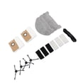 thumbnail image 4 of Sweeper Accessories, Floor Sweeper Accessories Set  Cleaning Power ABS Fiber Silicone Soft  for Office, 4 of 7