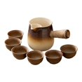 thumbnail image 2 of DOLITY 500ml Ceramic Teapot and Cups Loose Leaf Tea Pot Porcelain Tea Pot Tea Maker for Brown, 2 of 9