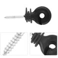 thumbnail image 4 of Fence Insulator,50 Pcs/Set Black Screw Electric Fence Insulator Electric Fence Accessories Power Packed Performance, 4 of 10