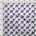 thumbnail image 3 of oneOone Viscose Chiffon Violet Fabric Medical Sewing Craft Projects Fabric Prints By Yard 42 Inch Wide, 3 of 4