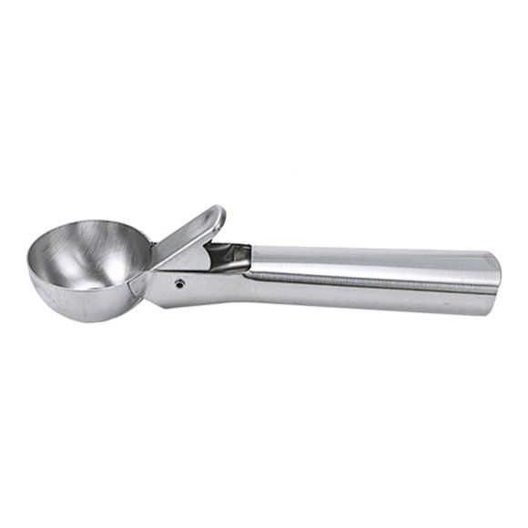 7" Stainless Steel Ice Cream Scoop Cookie Dough Scooper with Trigger Release