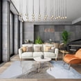 thumbnail image 3 of Modern Abstract Area Rug, Non-Shedding Living Room Bedroom Dining Home Office Crystal Velvet Carpet, 6.5' x 10', White / Gary, 3 of 8