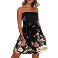 thumbnail image 1 of Ketyyh-chn99 Robes Femmes Robe d'Été Robes pour Femmes Combinaisons Manches à Volants Shorts Robe Courte Noir,G, 1 of 5