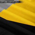 thumbnail image 4 of Set of 4 Throw Pillow Covers Modern Abstract Stripe Simple Geometric Acrylic Bold Decorative Pillow Cases Home Decor Square 16x16 Inches Pillowcases(Grey Yellow), 4 of 5