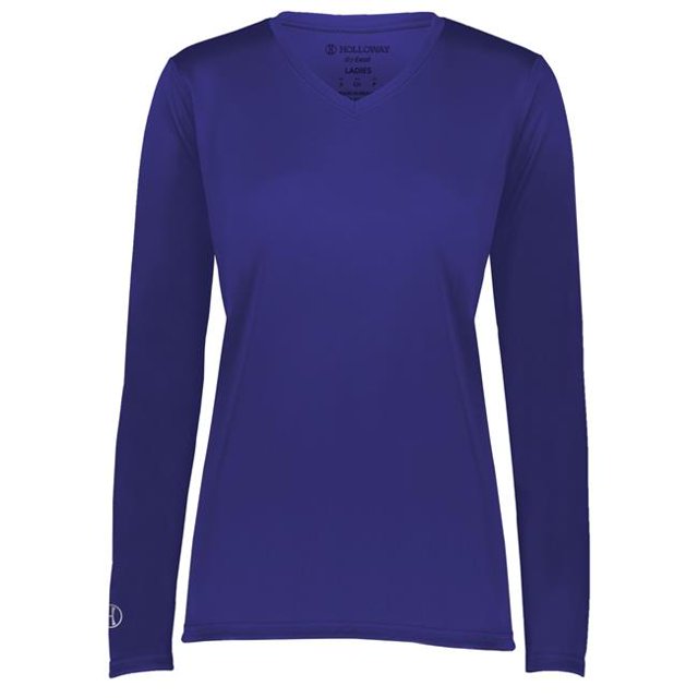 Holloway 222824.747.S T-Shirt à Manches Longues pour Femmes, Violet - Petit