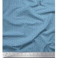thumbnail image 1 of Soimoi Modal Satin Fabric Hand Drawn Curve Small Printed Fabric 1 Yard 42 Inch Wide, 1 of 3