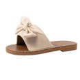 thumbnail image 1 of B91xZ Women's Comfort Slides Quick Drying Non Slip Shower Slides Bathroom Sandals,Beige 7, 1 of 5