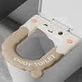 thumbnail image 3 of Hearth & Gear Reusable Toilet Seat Cushion Suitable For Elderly Use And Washable Eva Toilet Seat Cushion Suitable For Winter Household Use Bathroom Washable Toilet Seat Cover Cush Foam Rugs for Floor, 3 of 6