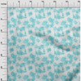 thumbnail image 3 of oneOone Cotton Flex Turquoise Blue Fabric Tropical Sewing Craft Projects Fabric Prints By Yard 40 Inch Wide, 3 of 4