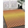 thumbnail image 3 of Ahgly Company Machine Washable Indoor Square Transitional Lava Red Area Rugs, 8' Square, 3 of 7
