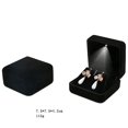 thumbnail image 4 of Weilifangwps Velvet Earring Studs Box with LED Light Jewelry Display Gift Box for Birthday Anniversary, 4 of 4