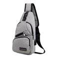 thumbnail image 4 of Bag Shoulder Bag Anti Travel Causal Message Pouch Backpack Gray, 4 of 8