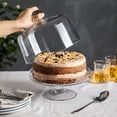 thumbnail image 3 of WHOLE HOUSEWARES Glass Cake Stand with Dome | Holder & Display, 3 of 5