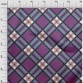 thumbnail image 2 of oneOone Viscose Chiffon Fabric Tartan Check Print Fabric BTY 42 Inch Wide, 2 of 4
