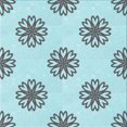 thumbnail image 1 of Ahgly Company Tapis d'Intérieur Lavable à la Machine, Carré, Transitionnel, Bleu Cadet Vert, Tapis de Zone, 4 Pieds Carré, 1 of 7