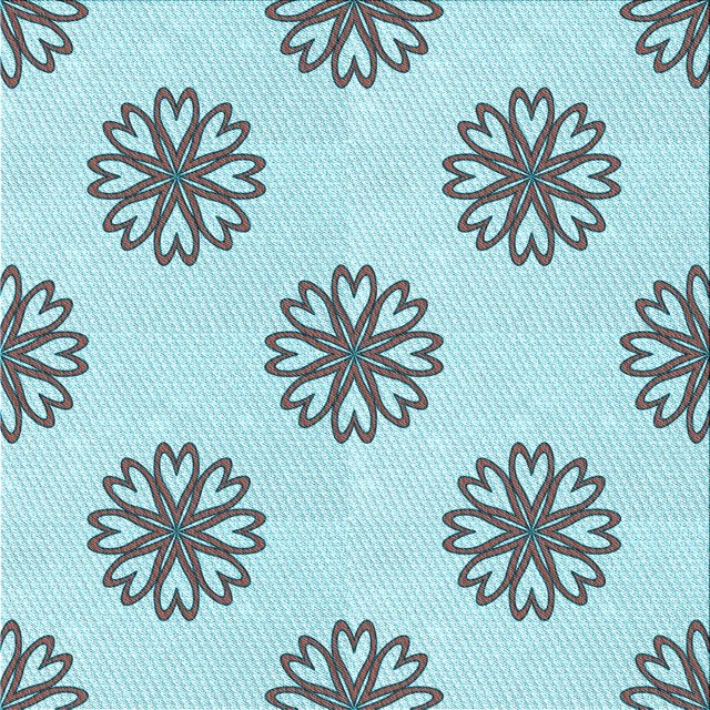 Ahgly Company Tapis d'Intérieur Lavable à la Machine, Carré, Transitionnel, Bleu Cadet Vert, Tapis de Zone, 4 Pieds Carré
