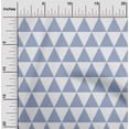 thumbnail image 1 of oneOone Organic Cotton Poplin Twill Fabric Triangle Geometric Decor Fabric Printed BTY 42 Inch Wide, 1 of 1