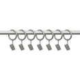 thumbnail image 2 of Mainstays 1” Nickel Curtain Clip Rings (7 Pack), 2 of 4