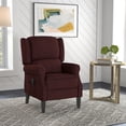 thumbnail image 2 of HOMCOM Massage Recliner Chair Push Back Recliner Armchair with Footrest, 2 of 10